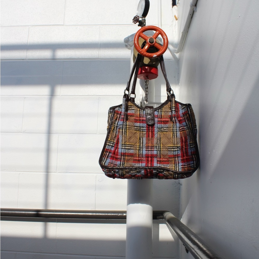 Rare Vera Bradley Wool Plaid Bag